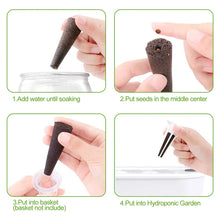 Load image into Gallery viewer, 50Pcs Seed Grow Sponges Replacement Root Growth Sponges Seedling Starter Plugs Seed Starting Seed Pod Hydroponic Garden Planting
