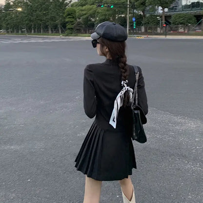 Women's Dress Blazer Clothing Chic and Elegant Pretty Female Dresses 2024 Formal Occasion Spring Retro Promotion Loose X Xxl Y2k