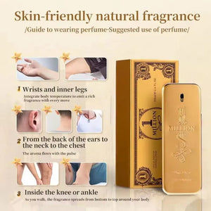 3ML/100ML Original Million Gold Hombre Perfume Lasting Luxury Perfumes for Men Strong Spicy Pheromone Cologne Body Spray Cologne
