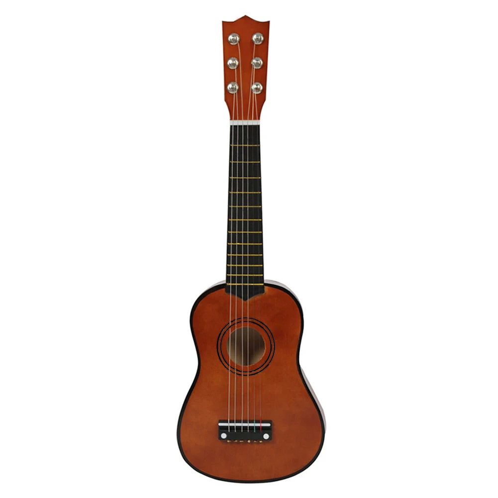 Basswood Guitar Ukulele 6 Strings Musical Instruments Kids Playing Educational Toys Gift for Beginner Music Lover