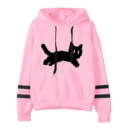 Woman Clothing Hot Sale Daily Womens Sweatshirts Fashion Pullovers Versatile Hoodies Stripe Jogging Casual Printing Sports Style