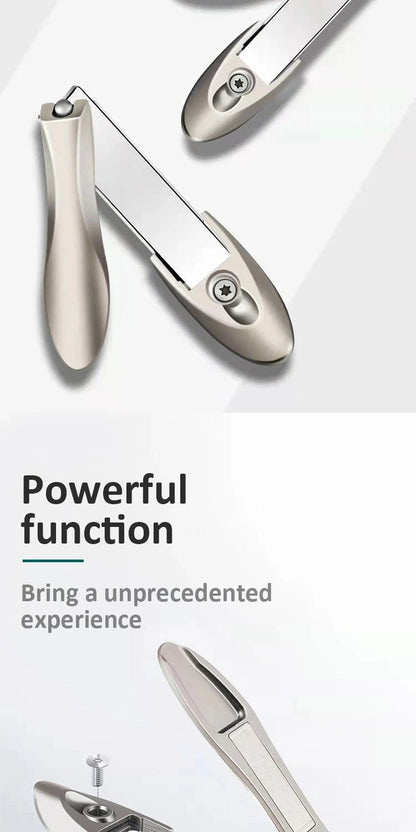 Nail Clippers Stainless Steel Anti Splash Fingernail Cutter Manicure Tools Bionics Design Nail Trimmer Pedicure Scissor