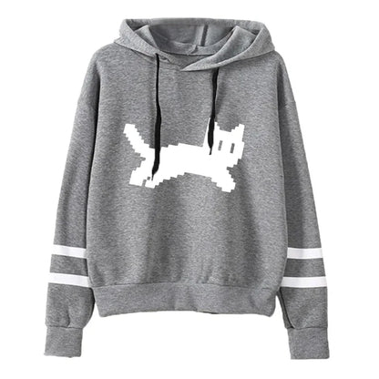 Woman Clothing Hot Sale Daily Womens Sweatshirts Fashion Pullovers Versatile Hoodies Stripe Jogging Casual Printing Sports Style