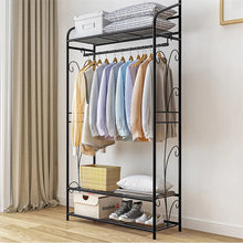 Load image into Gallery viewer, Heavy Duty Clothes Rack Coat Stand Hanger Garment Organiser Closet Storage Metal Shelves Strong Load Capacity
