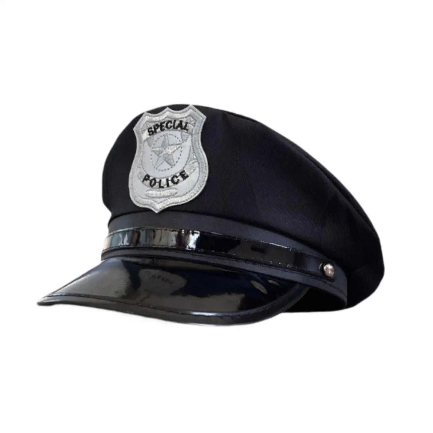 Kids Police Hat Toy Decorative Police Cop Fancy Dress up for Birthday Gifts