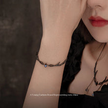 Load image into Gallery viewer, Delicate Shiny Zircon Star Bracelet for Women Simple Gothic Dark Angel Wings Trend Jewelry Girls Gift

