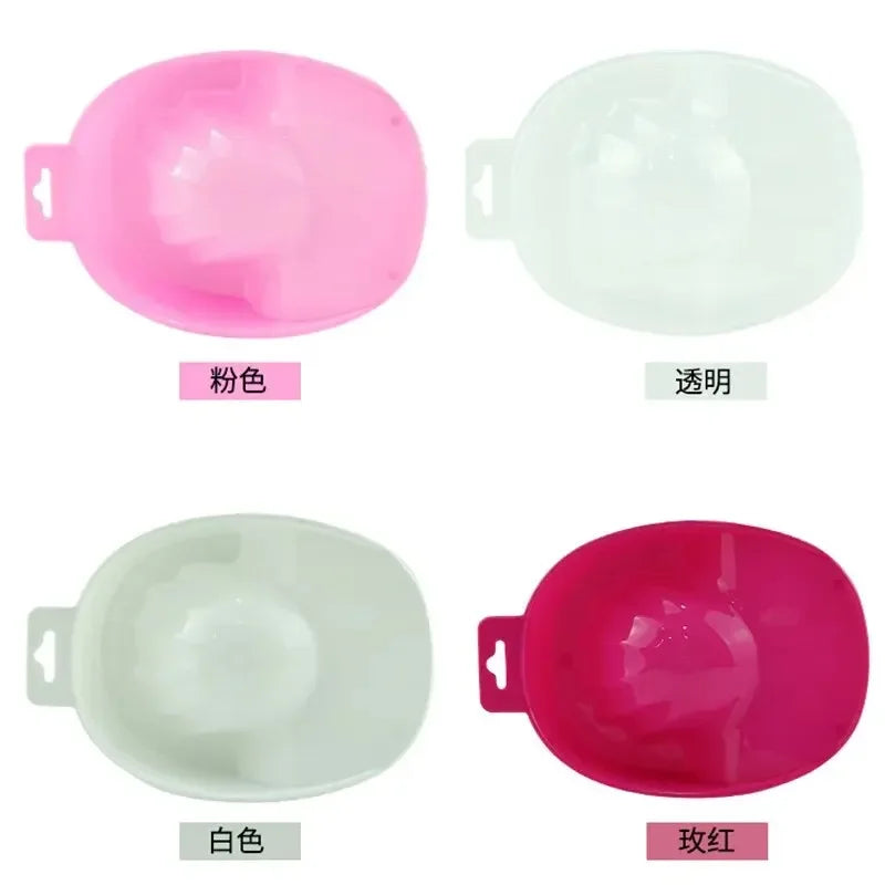 Nail Soak Hand Bowl Soften Dead Skin Nail Care Tools Clean Nails Hand Care with Nail Remover Nail Remover Nail Bowl