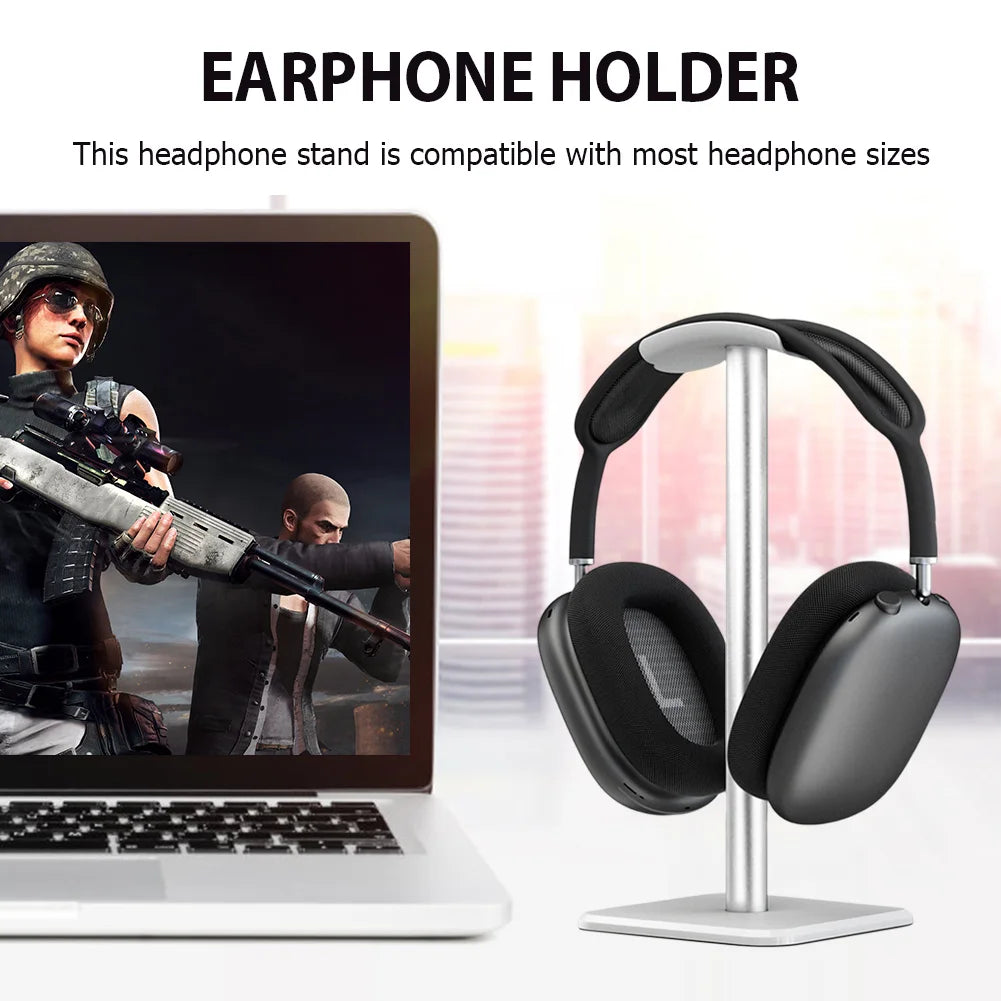 5-1PCS Universal Headphone Stand Aluminuim Alloy Headset Holder for Gaming Earphone Desktop Headphones Support Holder