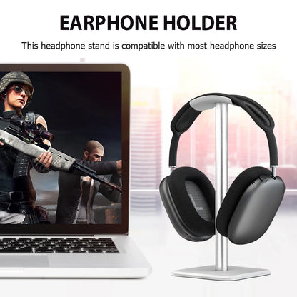 5-1PCS Universal Headphone Stand Aluminuim Alloy Headset Holder for Gaming Earphone Desktop Headphones Support Holder