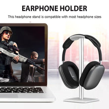 Load image into Gallery viewer, 5-1PCS Universal Headphone Stand Aluminuim Alloy Headset Holder for Gaming Earphone Desktop Headphones Support Holder
