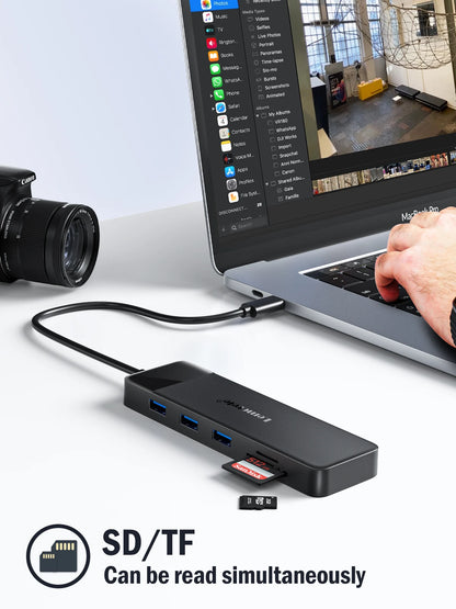 Lemorele USB-C Hub 10Ports Docking Station USB Type C to Dual HDMI 4K 30Hz VGA USB 3.0 Adapter PD100W SD Card Reader for MacBook