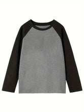 Load image into Gallery viewer, Women&#39;s Clothing Tops O-Neck Long Sleeve Thick Office Lady Commuter Autumn Winter Casual Printed All-match T-shirt
