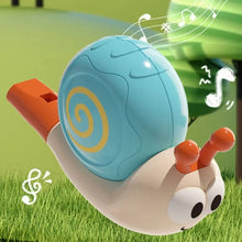 Load image into Gallery viewer, Musical Instrument Snail Whistle Pronunciation Training Clarinet Snail Musical Whistles Kids Interactive Washable
