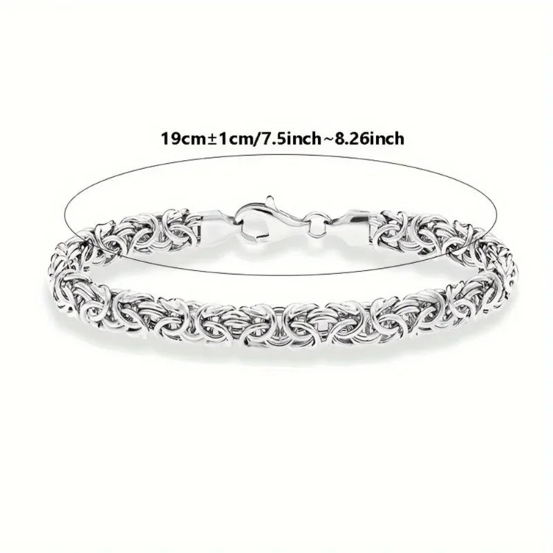 1pcs Italian Byzantine Bracelet, Metal Vintage Bracelet, Women's Fashion Bracelet Fashion Item, Suitable for Birthday Gift More