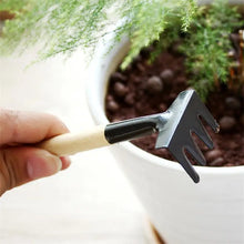 Load image into Gallery viewer, Gardening Tools Three-Piece Set Mini Garden Tools Multi-Function Shovel Harrow Shovel Household Plant Pine Soil Shovel
