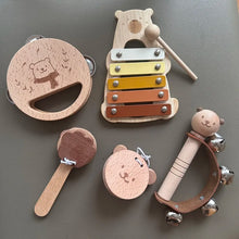 Load image into Gallery viewer, Wooden Baby Montessori Toys Musical Rattle Instruments Xylophone Percussion Sensory Rattle Toys Educational for Baby Toys Gifts
