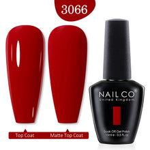Load image into Gallery viewer, NAILCO 15ml Transparent Nude Color Series Jelly Gel Nail Polish Pink Red Nails Art Manicure Gel Varnishes Gellack Design Lacquer
