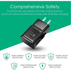 Samsung Adaptive Fast Charging USB Wall Charger Adapter for Samsung Galaxy , LG Quick Charge, Android Phone Travel Plug -2 Pack