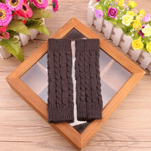 Load image into Gallery viewer, NEW Women Hand Warmer Winter Gloves Fashion Knitting Faux Wool Mitten Warm Fingerless Glove Gants Femme women gloves
