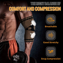 Load image into Gallery viewer, Elbow compression sleeve (1 pair)-prevents and restores tendonitis support for weight liftin
