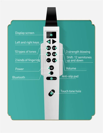 Pocket Saxophone Wind Instrument Mini Digital Electronic Wind Instrument For Imitation Of Various Musical Instrument Sounds