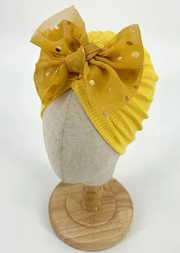 Lovely Shiny Bowknot Baby Hat Cute Solid Color Baby Girls Boys Hat Turban Soft Newborn Infant Cap Beanies Head Wraps