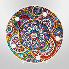 Load image into Gallery viewer, Mandala Round Circle DIY Diamond Painting Led Light Night Lamp Table Desk Decoration
