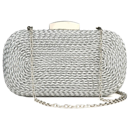 Women'S Gold Evening Bags High Quality Brand Clutch Bag Straw Female Handbag Purse Sac Ladies Shoulder Crossbody Bag