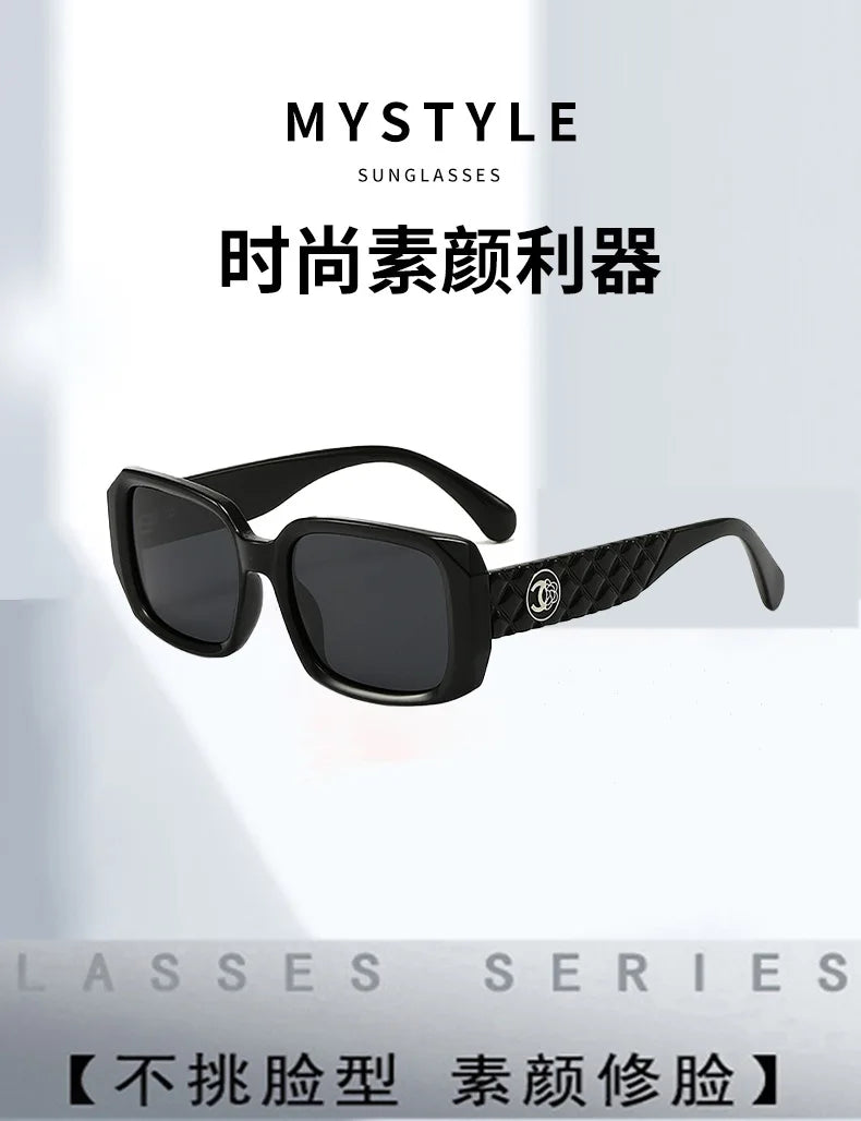 New Sunglasses for Women, Small Square Polarized Trendy High end Sunglasses for Driving, UV Protection