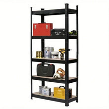 Load image into Gallery viewer, Adjustable Shelf Steel Garage Home Metal Unit Wire for Home, Kitchen, Office, Garage, Bedroom, Closet
