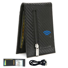 Load image into Gallery viewer, Wallet GPS Card Holder Wallet for Men Smart Card Holder  Wallet for Men With Tracking Device  FindMy for Android, Best Men  Gift
