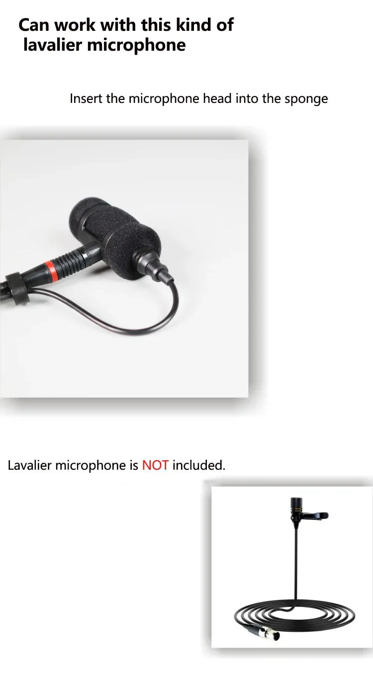 Instrument Microphone Clip Clamp for Violin Mandolin Cello and Wooden Guitar, Mic Stand Rackmount