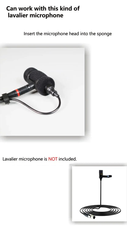 Instrument Microphone Clip Clamp for Violin Mandolin Cello and Wooden Guitar, Mic Stand Rackmount