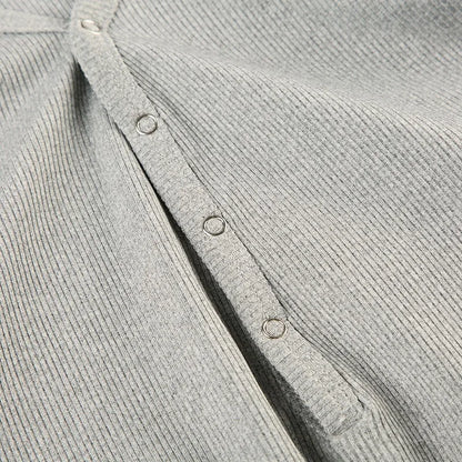 Women's Jumpsuits Autumn New Fashion Long Sleeves Casual Slim Knitted Rompers Solid Sexy V-Neck Female Bodycon Elegant Clothing