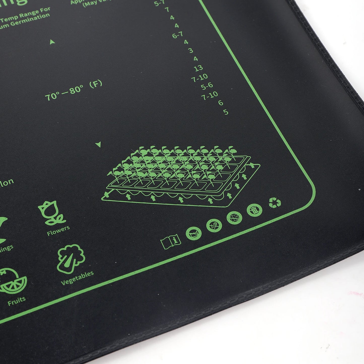 20W Seedling Heat Mat Plant Seed Germination Propagation Clone Starter Pad Greenhouse Seedling Heating Mat EU Plug Waterproof