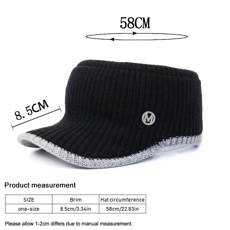 Hats for Women Autumn Winter Sports Empty Top Caps Female Knitted Warm Baseball Cap Fashion Running Golf Sun Hat