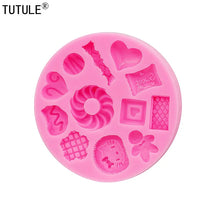 Load image into Gallery viewer, GJ-960 Candy Mold, Silicone Chocolate Mold, Small Square Candy Molds, Silicone Candy Moulds,Polymer Clay Molds,Biscuit Mould
