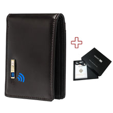 Load image into Gallery viewer, Wallet GPS Card Holder Wallet for Men Smart Card Holder  Wallet for Men With Tracking Device  FindMy for Android, Best Men  Gift

