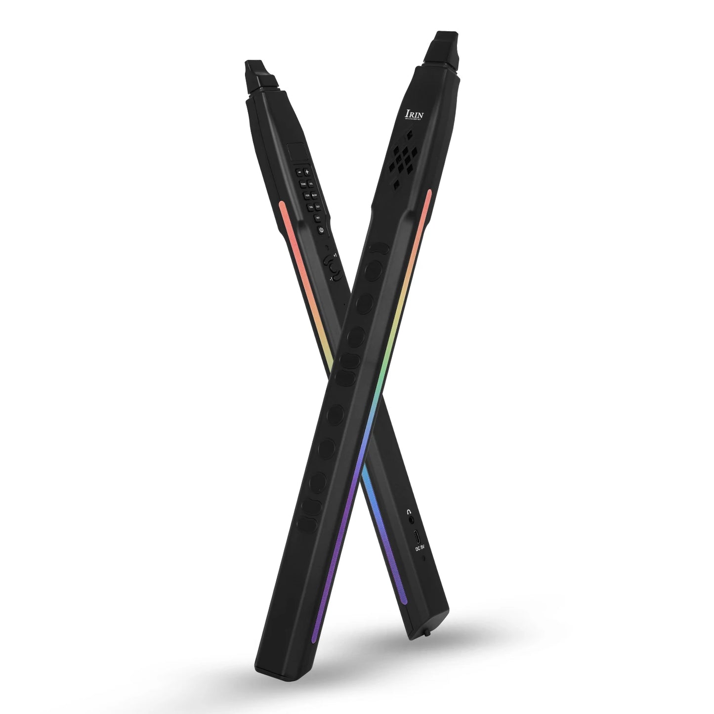 IRIN Electric Saxophone Mini Electric Blowpipe Imitation Flute Clarinet Various Sounds Electronic Saxophone Wind Instrument