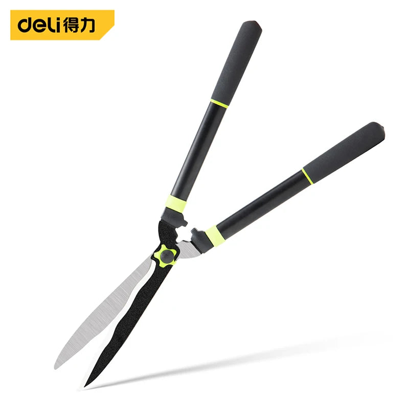 Deli Gardening Scissors Flower / Pruning Shears Lawn Special Hedge Shears Strong Pruning Branches Pruning Tools for Home Garden