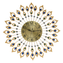 Load image into Gallery viewer, Modern Style Quartz Metal Big Clocks Large Wall Clock Decorative Wall Clocks for Living Room Bedroom Quiet Running
