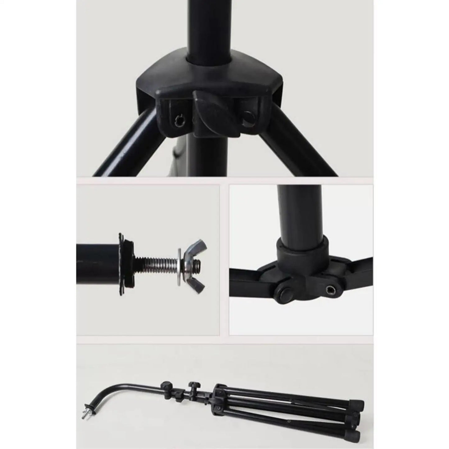 Bar Chimes Tripod Stand Percussion Instrument Stable Single Row Wind Chime Tripod Height Adjustable for Performance Beginner