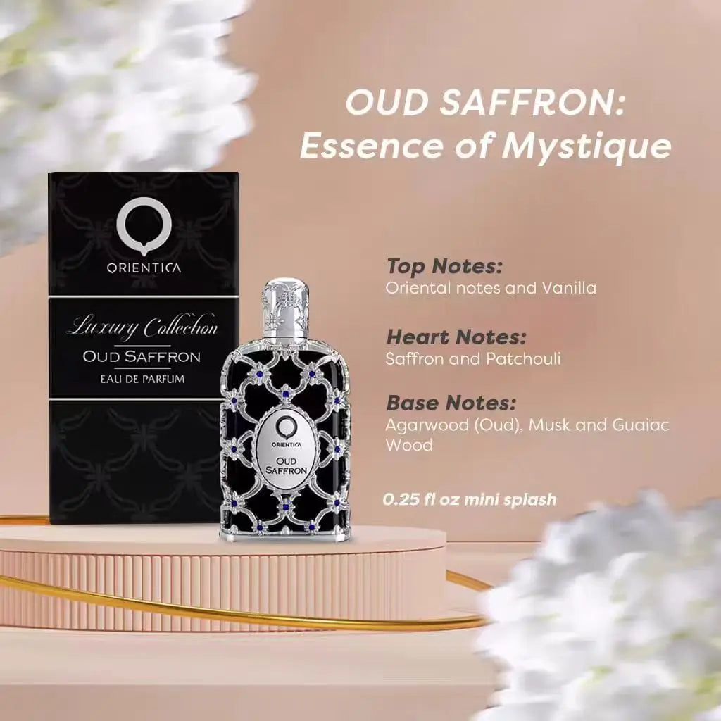 lattafa Oud Saffron Men Women Eau De spray Unisex Neutral Cologne long lasting perfumes de mujer originales perfume for woman