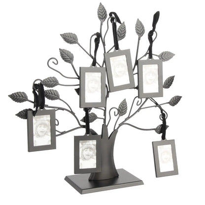 6pcs Family Tree Photo Frames Set - Stylish Hanging Picture Display for Home Decor