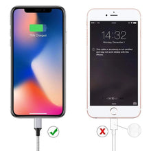 Load image into Gallery viewer, 3pcs Nylon Braided Fast Charging Cables 3ft 6ft 10ft MFi Certified For iPhone Charger USB C to IP Port Cable Fast Charging Cable
