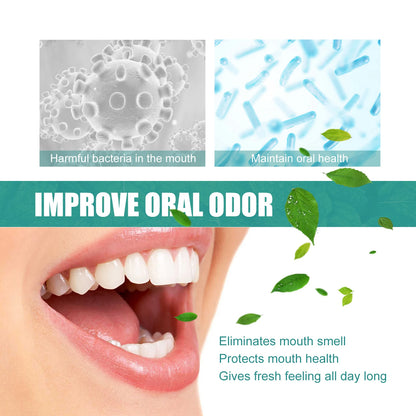 Bad Breath Eliminating Serum Mint Bad Mouth Smell Removing Drops Easy to Carry and Handy Fresh Breath Oil-serum