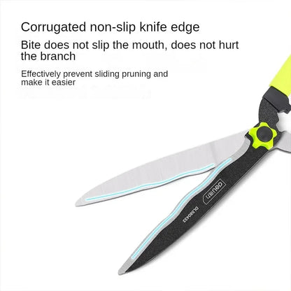 Deli Gardening Scissors Flower / Pruning Shears Lawn Special Hedge Shears Strong Pruning Branches Pruning Tools for Home Garden