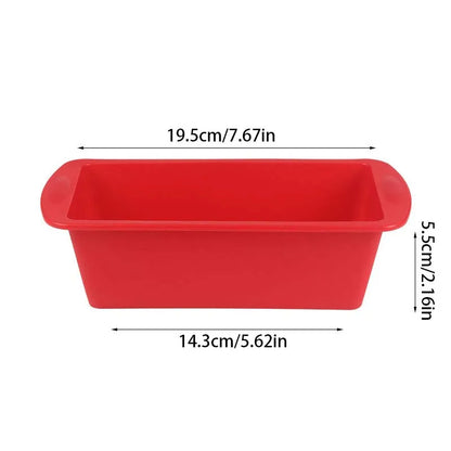 1Pc Mini Toast Silicone Mold Rectangular Cake Pan Cheese Cake Mold Bake Mold Bread Baking Tray