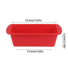Load image into Gallery viewer, 1Pc Mini Toast Silicone Mold Rectangular Cake Pan Cheese Cake Mold Bake Mold Bread Baking Tray
