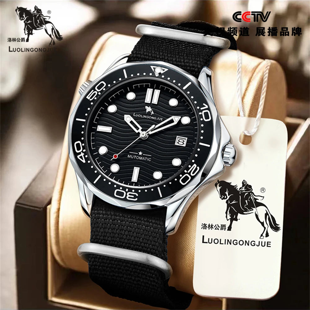 Men's Luxury Brand Business Sport Automatic Mechanical Watches 2025 MM300 NH35 Steel Waterproof Watch For Men WristWatches Clock